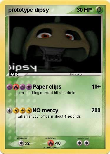 Pokemon prototype dipsy