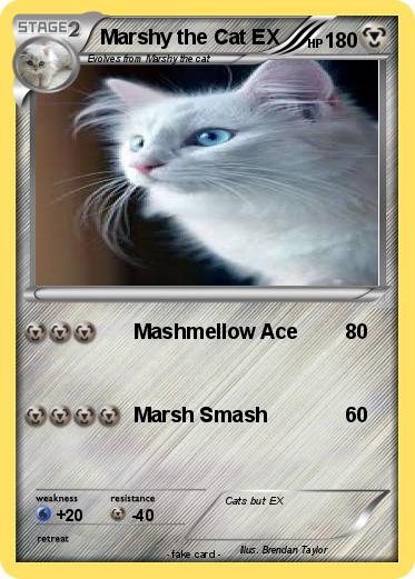Pokemon Marshy the Cat EX