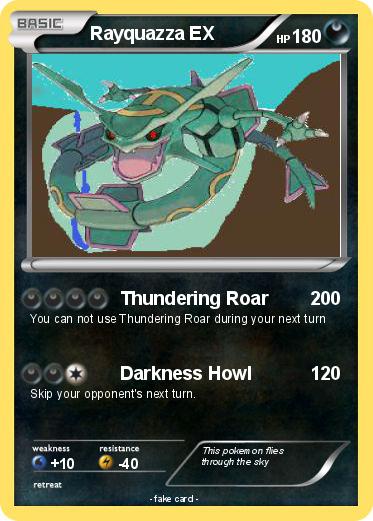 Pokemon Rayquazza EX