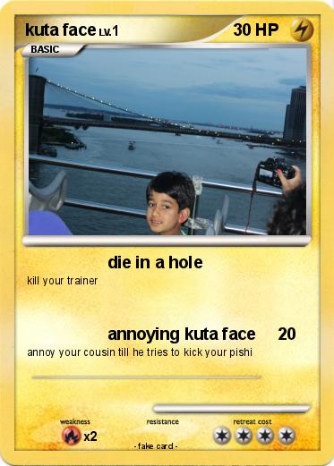Pokemon kuta face