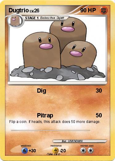 Pokemon Dugtrio