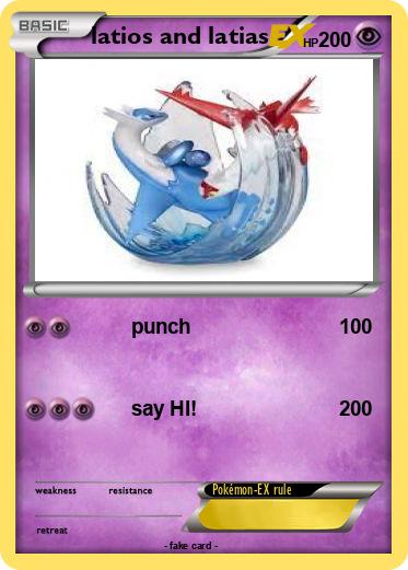 Pokemon latios and latias