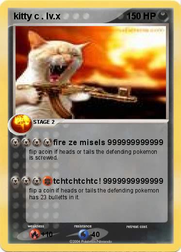Pokemon kitty c . lv.x
