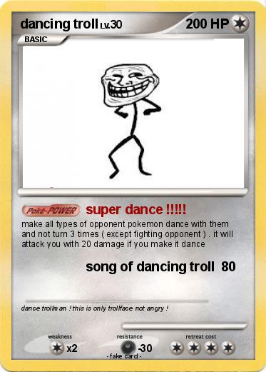 Pokemon dancing troll
