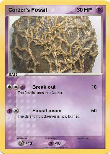 Pokemon Corzer's Fossil