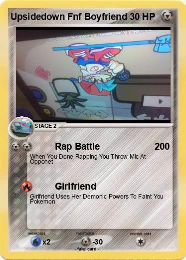 Pokemon Upsidedown Fnf Boyfriend
