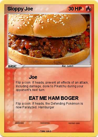 Pokemon Sloppy Joe