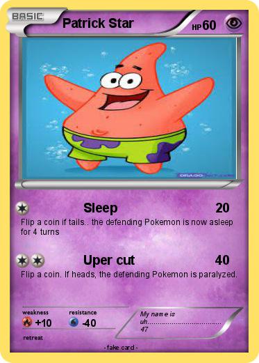 Pokemon Patrick Star