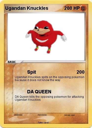 Pokemon Ugandan Knuckles