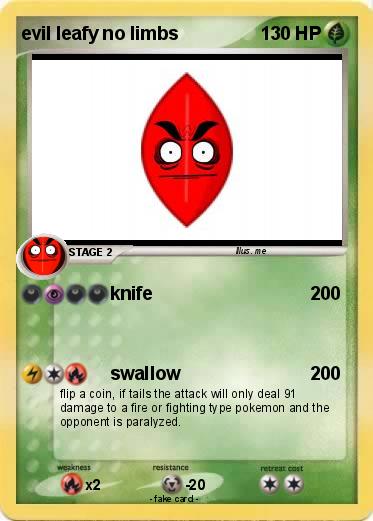 Pokemon evil leafy no limbs