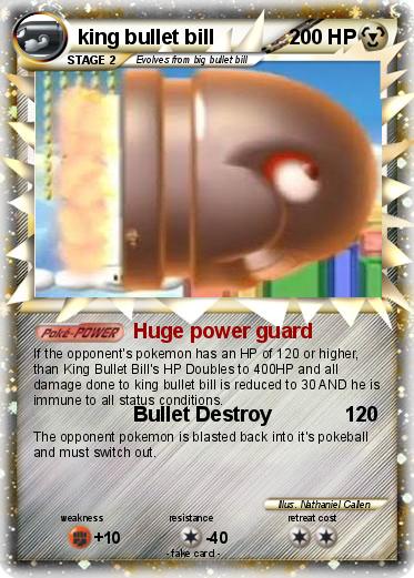 Pokemon king bullet bill