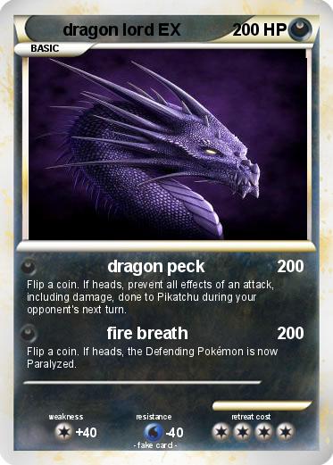 Pokemon dragon lord EX