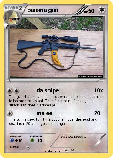Pokemon banana gun