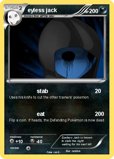 Pokemon eyless jack