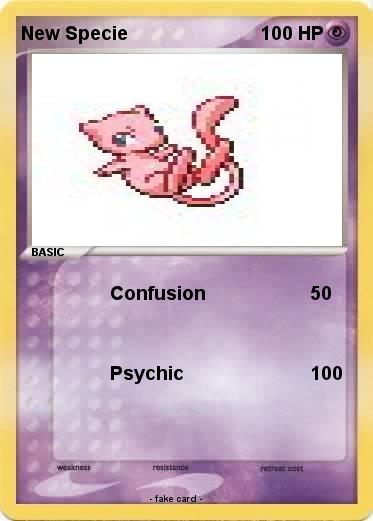 Pokemon New Specie