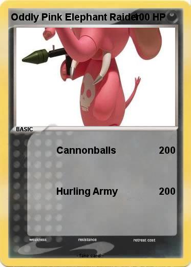 Pokemon Oddly Pink Elephant Raider