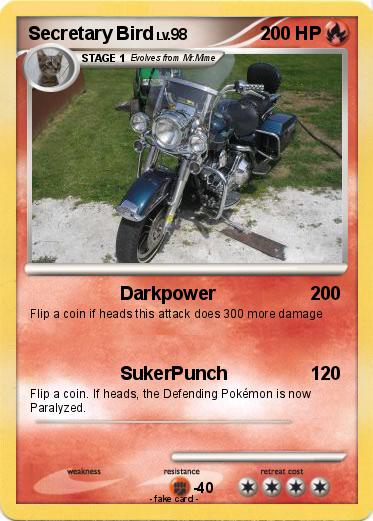 Pokemon Secretary Bird