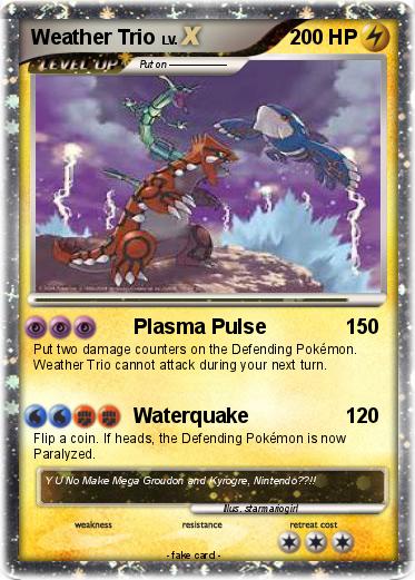 Pokemon Weather Trio
