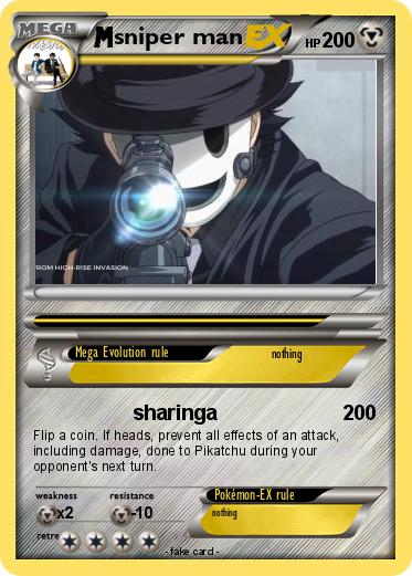 Pokemon sniper man