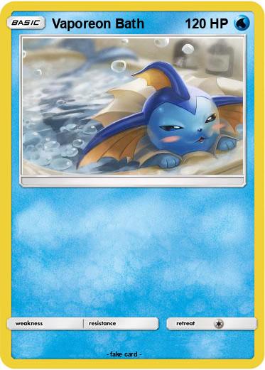 Pokemon Vaporeon Bath