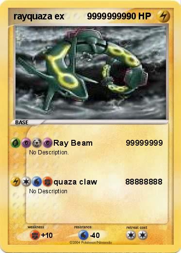 Pokemon rayquaza ex         999999999     