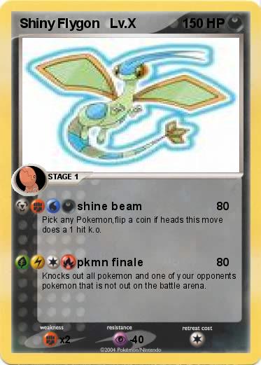 Pokemon Shiny Flygon   Lv.X
