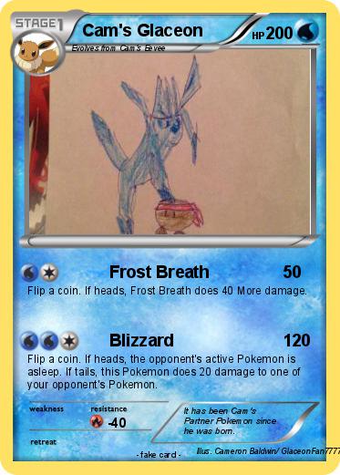 Pokemon Cam's Glaceon