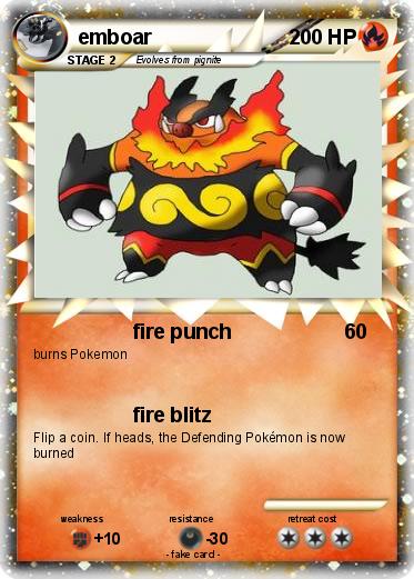 Pokemon emboar