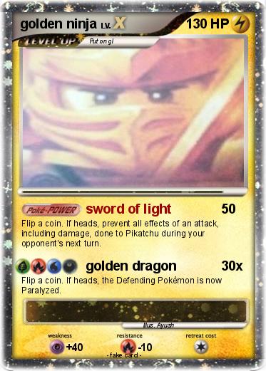 Pokemon golden ninja