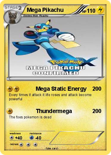 Pokemon Mega Pikachu