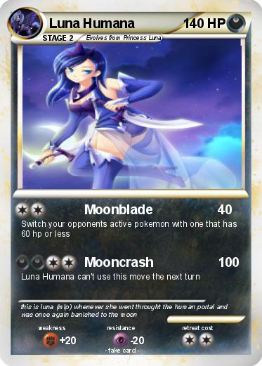 Pokemon Luna Humana