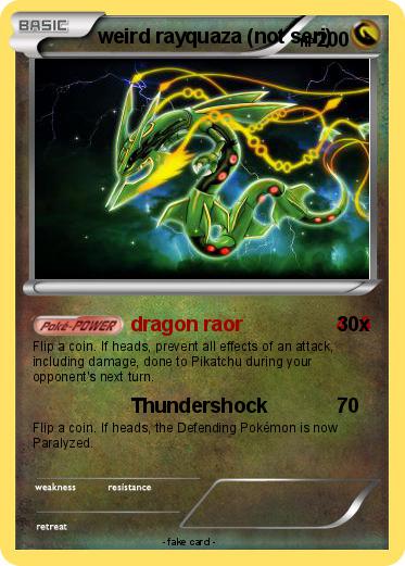 Pokemon weird rayquaza (not seri)