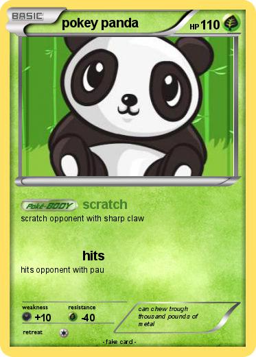 Pokemon pokey panda