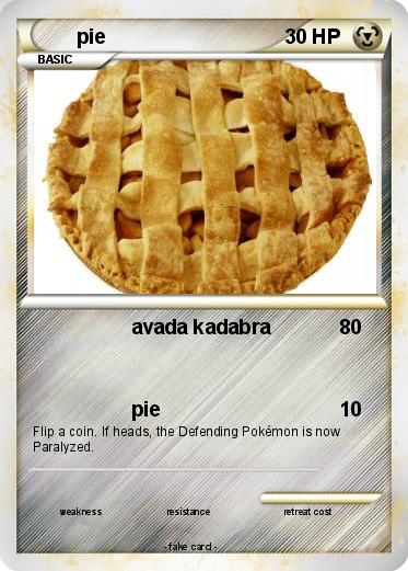 Pokemon pie