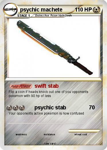 Pokemon psychic machete