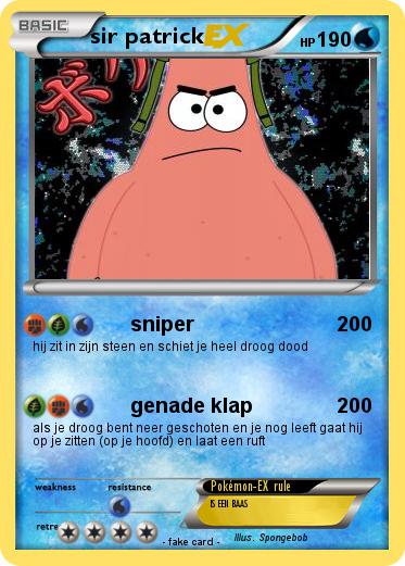 Pokemon sir patrick