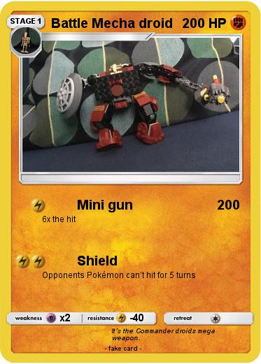 Pokemon Battle Mecha droid