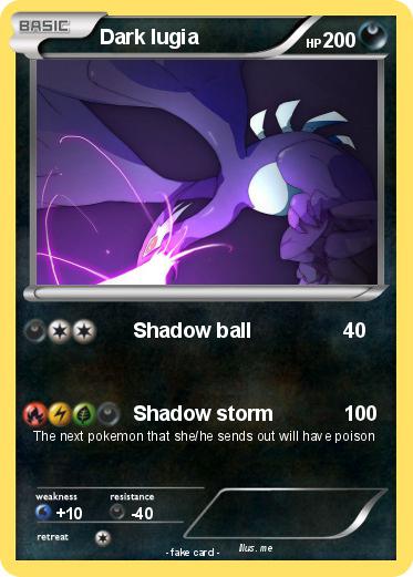 Pokemon Dark lugia