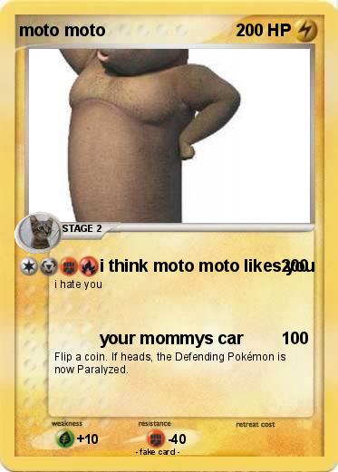 Pokemon moto moto