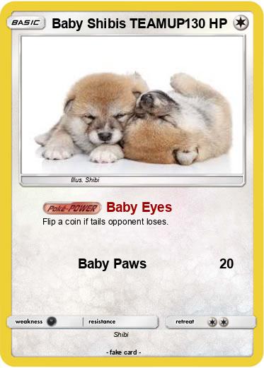 Pokemon Baby Shibis TEAMUP