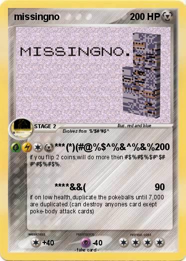 Pokemon missingno