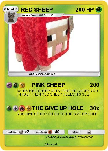 Pokemon RED SHEEP