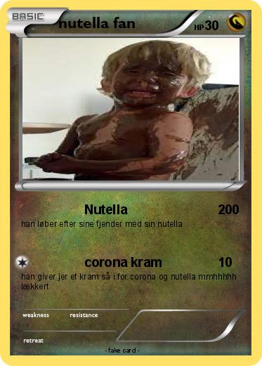 Pokemon nutella fan