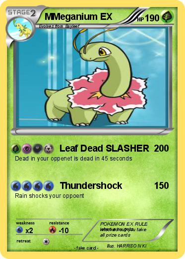Pokemon MMeganium EX