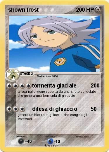Pokemon shown frost