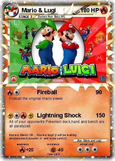 Pokemon Mario & Lugi