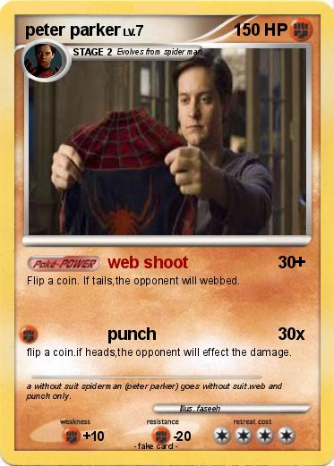 Pokemon peter parker