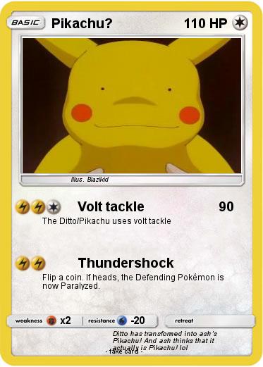 Pokemon Pikachu?