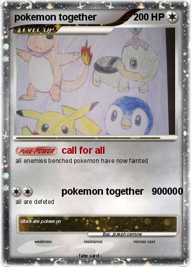 Pokemon pokemon together                                             90000000000000
