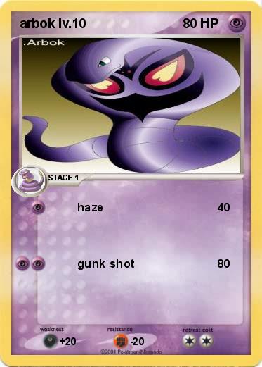 Pokemon arbok lv.10